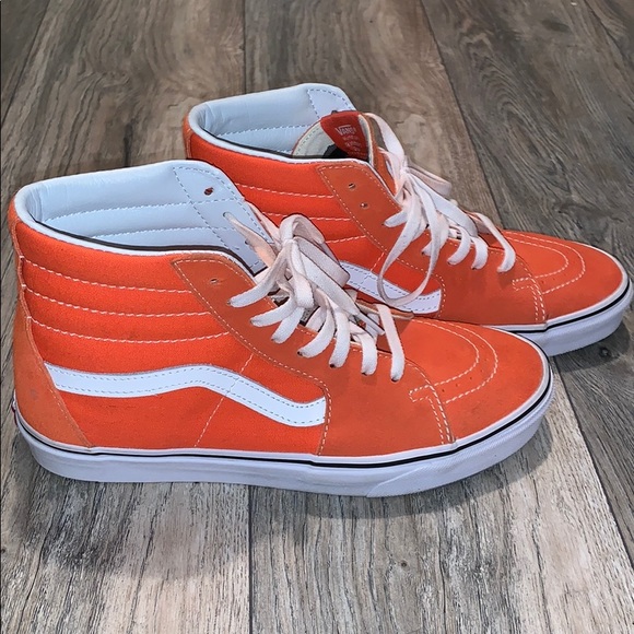 high top orange vans